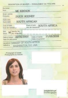 Jessica - Temporary Passport - June 2007
